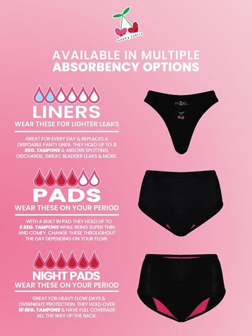 Underwear for Women and Teens, Breathable and Comfortable Ladies Panties, 3 Pack in Saudi Arabia