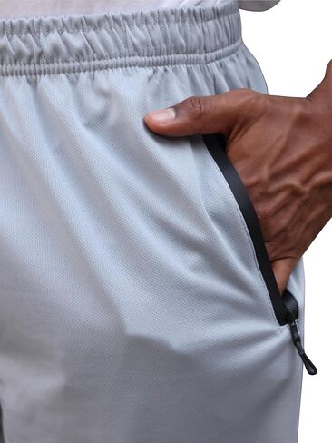 BUYJYA 3 Pack Men's Athletic Running Shorts Gym Basketball Lightweight Casual Short with Zipper Pocket Gift in Saudi Arabia
