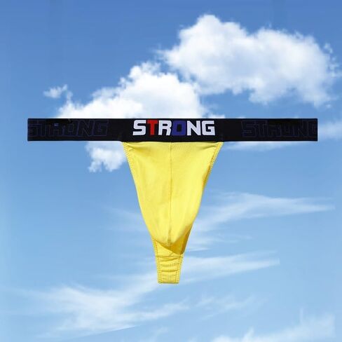 Men's Modal Thong Wide Band Low-Rise Summer Cool Soft 3 Pack in Saudi Arabia