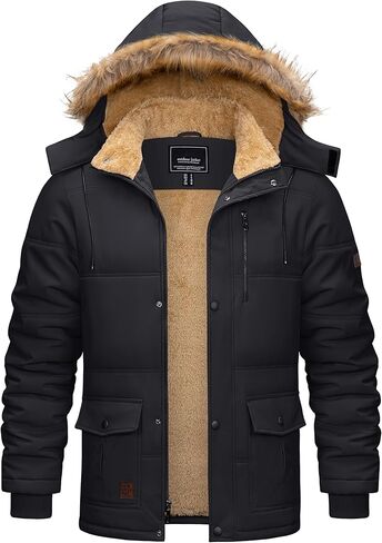 سترة Cotrasen للرجال الشتوية السمك الدافئ الصوف المبطن بالستران المائي in Kuwait