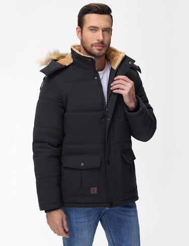 سترة Cotrasen للرجال الشتوية السمك الدافئ الصوف المبطن بالستران المائي in Kuwait