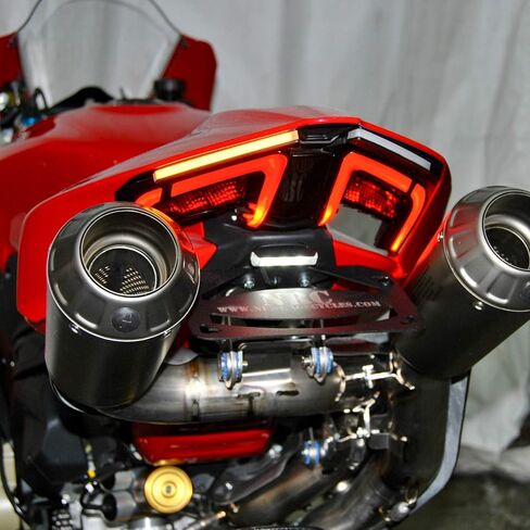 New Rage Cycles Fender Eliminator Compatible With Ducati V4 Panigale / V4 Streetfighter (2025-Present) Standard in Saudi Arabia