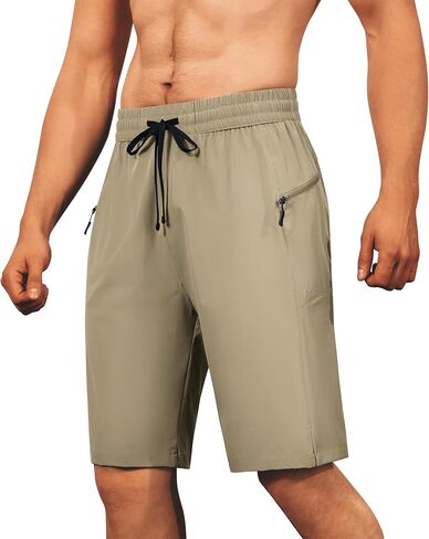 Men's Swim Trunks Quick Dry Beach Shorts with Zipper Pockets, UPF 50+, Swimming, Surfing, Outdoor - No Mesh Liner in Kuwait