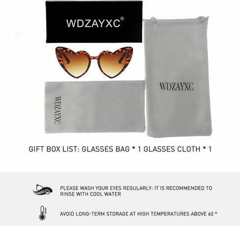 Vintage Love Heart Shaped Sunglasses for Women, Cat Eye Mod Style Retro Glasses in Saudi Arabia