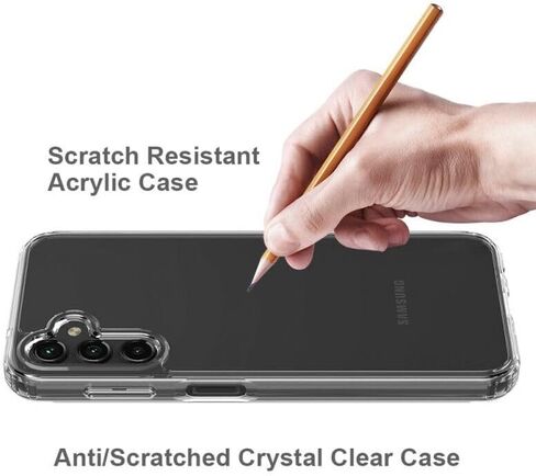 for Samsung Galaxy A14 5G (SM-A146) - Shockproof Defender Phone Case w/Ring Stand - RS3 Black in Saudi Arabia