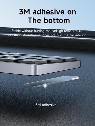 Hagibis Temporary Car Parking Phone Number Card Rotation Hidden Telephone Number Plate Styling for Apple Magic Keyboard with 5 Sets of Numeric Keyboard caps (2-Row) in Kuwait