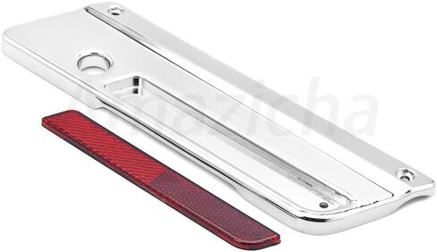 أغطية مزلاج السرج الأسود من Amazicha مع حقيبة سرج صلبة عاكسة متوافقة مع Harley Touring Street Glide Electra Glide Road Glide Road King 1993-2013 in Kuwait