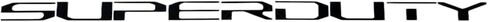 Eurosport Daytona- متوافق مع 2023- حالي ، Super Duty Tailgate Lettering Kit Black in Kuwait