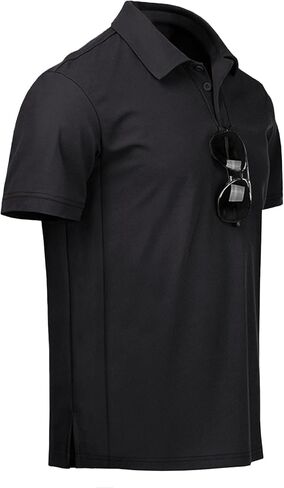 Niasshot Men Polo Polo Tructical Short Sleeve Golf T-Shirt Ratheric Collared Summer Stirts in Kuwait