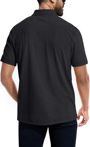 Niasshot Men Polo Polo Tructical Short Sleeve Golf T-Shirt Ratheric Collared Summer Stirts in Kuwait