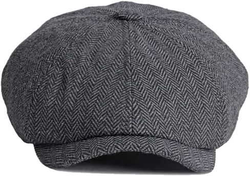 Freebird99 Newsboy Herringbone Ivy Irish Flat Cap Paperboy Cabbie Gatsby Hat in Kuwait