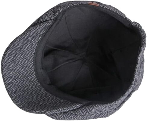 Freebird99 Newsboy Herringbone Ivy Irish Flat Cap Paperboy Cabbie Gatsby Hat in Kuwait
