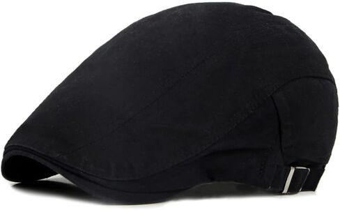meioro Men's Newsboy Cap Ivy Cotton Flat Hat Adjustable Cabbie Driving Hats Gatsby Irish Hunting Beret Caps in Saudi Arabia