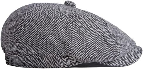 Freebird99 Newsboy Herringbone Ivy Irish Flat Cap Paperboy Cabbie Gatsby Hat in Kuwait