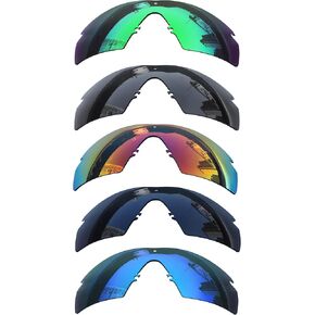 Acefrog 5 Pieces Polarized Replacement Lenses for Oakley Si Ballistic M Frame 2.0 Sunglasses, Perfectly Fit, Shatterproof, Anti-scratch, Value Pack