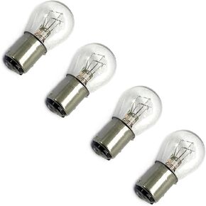 4Pcs Light bulb car brake stop signal turn tail light S8 batch 1157 12v (Clear) in Kuwait