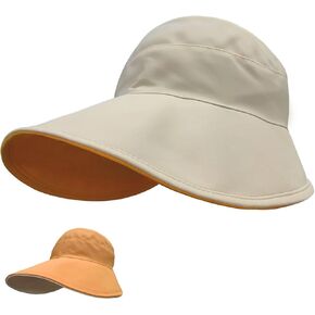 Sun Hats for Womens Wide Brim UV Protection Fishing Hats Packable Reversible Hollow Top Sun Hat for Women onytail Black