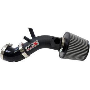 HPS Performance Black Shortram Air Intake Kit Cool Ram Compatible for 2005-2008 Toyota Corolla Matrix Pontiac Vibe 1.8L 1ZZ-FE, 827-500WB