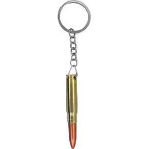 Black Duck Brand 5.56/.223 AR15 FMJ Bullet Keychain w/Silver Key Ring