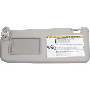Dasbecan اليسار جانب السائق Sun Sungor متوافق مع 2013-2018 Toyota RAV4 (4th Gen XA40) Sunvisor (Gray) استبدل 74320-42595 74320-42595-B0 74320-42595-C0