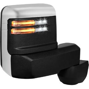 Passenger Side Tow Mirror for 2020-2024 Chevy Silverado/GMC Sierra 2500HD 3500HD Right Side Black