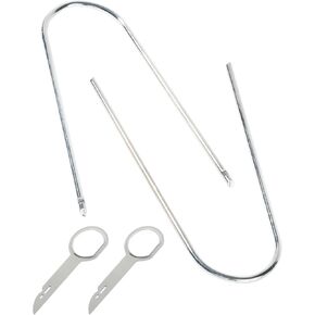 Radio Removal Tool,Car Radio Removal Tool Kit,Car Accessories Stereo Removal Tool,Radio Removal Tool Key and U-Shaped Removal Pry Tool Kit for Disassembly of Most Car Audio Frequency Converter