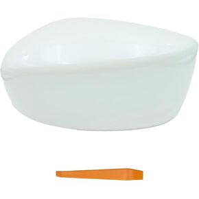 غطاء غطاء مرآة الجانب الأيمن المتوافق مع هوندا أكورد 2008-2012 وايت
