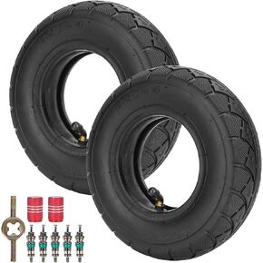 إطار 3.50-8 مع أنبوب داخلي متوافق مع دراجات القرد Z50s Z50As Z50Rs Z50RDs Mini Trail Bikes، استبدال الأنبوب الداخلي للدراجات على الطرق الوعرة، مع جذع صمام بزاوية TR87