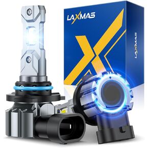 9005 Bulbs 28,000LM Brightness Fog Light, 6500K Wider Vision Cool White, Plug and Play, Pack of 2