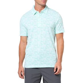 Brooks Brothers Men's KNT Perf Hawaii Print Polo
