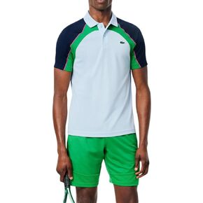 Lacoste Men's Slim Fit Mixed Fabric Polo