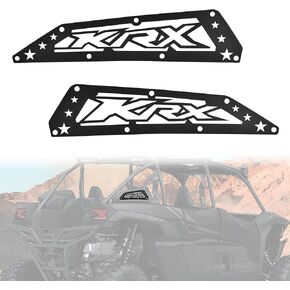 Aluminum Air intake Covers for Kawasaki Teryx KRX / KRX4 1000 2020-2025 Accessories, Black Filter-Air Mesh replace #49064-0013, #49064-0012