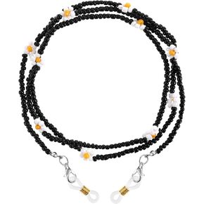 Beaded Glasses Chain for Women, Mask Lanyard Eyeglasses Chain Stylish Eye Glasses Holders Around Neck Beaded Sunglasses Chains Healing Crystal Eyeglass Chains for Women