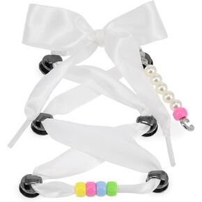 Crocs Jibbitz Elevated Shoe Charms, Lace Bead and Chain, 5 Pack