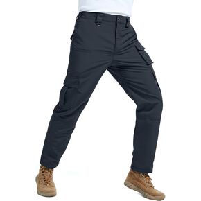 EDITCOZY Men's Cargo Pants Water Resistant Tactical Pants Lightweight Work Pants Outdoor Hiking Pants with 8 Pockets