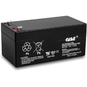 بطارية بديلة للطرف Casil 12V 9Ah F2 متوافقة مع APC UPS الطاقة الاحتياطية للكمبيوتر (BX1300LCD)، APC Back-UPS NS 1250 2 Pack