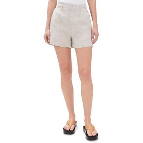 Madewell Women's Pintucked Shorts in 100% Linen