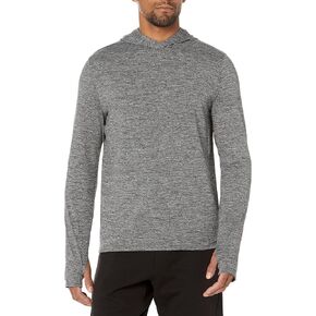 Amazon Essentials Men's Active Quick Dry Tech Stretch Long-Sleeve Hooded Pullover T-Shirt in Saudi Arabia