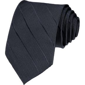 Tie for Men Classic Solid Color Satin Tie for Wedding Party School Graduation