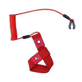 مفتاح Kill Boat Kill متوافق مع بديل Jet Ski Yamaha Waverunner لـ EW2-68348-00-00 Kill Safety Lanyard مع حزام معصم 2pcs