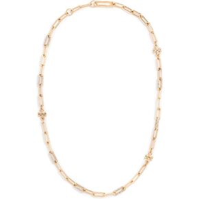 Tory Burch Women's Good Luck Chain Pave Necklace