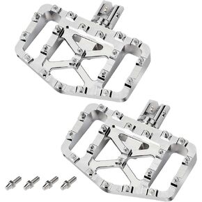 دراجة نارية CNC M8 FORT FOT PETS FOR HARLEY 2018-2025 Softail Standard FXST Street Bob FXBB LOW RIDER FXLR S Sport Glide FLSB Sportster S RH1250S Breakout FXBR S (Chrome ، Wide)