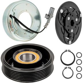 Torchbeam 58492 AC Compressor Clutch Kit Fit for Forester 2015-2018, XV Crosstrek 2013-2015, Impreza 2012-2014 2.0L, WRX 2015-2020, Forester 2014 2.5L, Impreza 2015-2016, Replace 7512979, 2022264