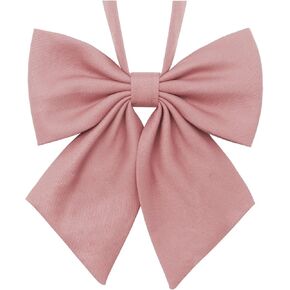 Solid Color Bow Tie for Women Gril, Adjustable Women Bow Tie, Pre-Tied Bowtie for Uniform School Party Cosplay Prom