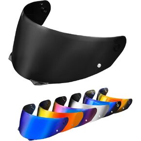 PSLER i90 Visor - i90 Helmet Tinted Visor HJ-33 Face Shield Motorcycle Helmet Visor for i90 HJ-33,Dark Black