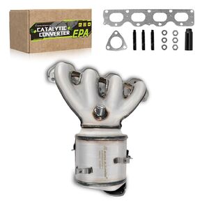 Catalytic Converter Compatible with 2009 2010 2011 2012 2013 Toyota Corolla, 2009-2011 Toyota Matrix, 2009-2010 Pontiac Vibe L4 1.8L Catalytic Convertor High Flow EPA Compliant