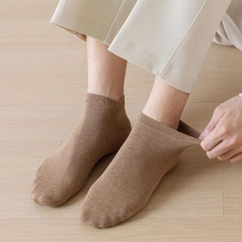 Losa Kute 6 Pairs Mens Ankle Socks Cotton Low Cut Socks for men 9-11 10-13 in Saudi Arabia