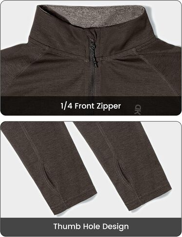 Little Donkey Andy Men's Lightweight Quarter Zip Pullover,UPF 50+ Long Sleeve Athletic Shirts for Outdoor Running Golf in Saudi Arabia