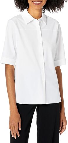 Lysse Women's Josie Short Sleeve Button Down in Saudi Arabia