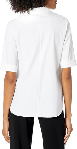 Lysse Women's Josie Short Sleeve Button Down in Saudi Arabia